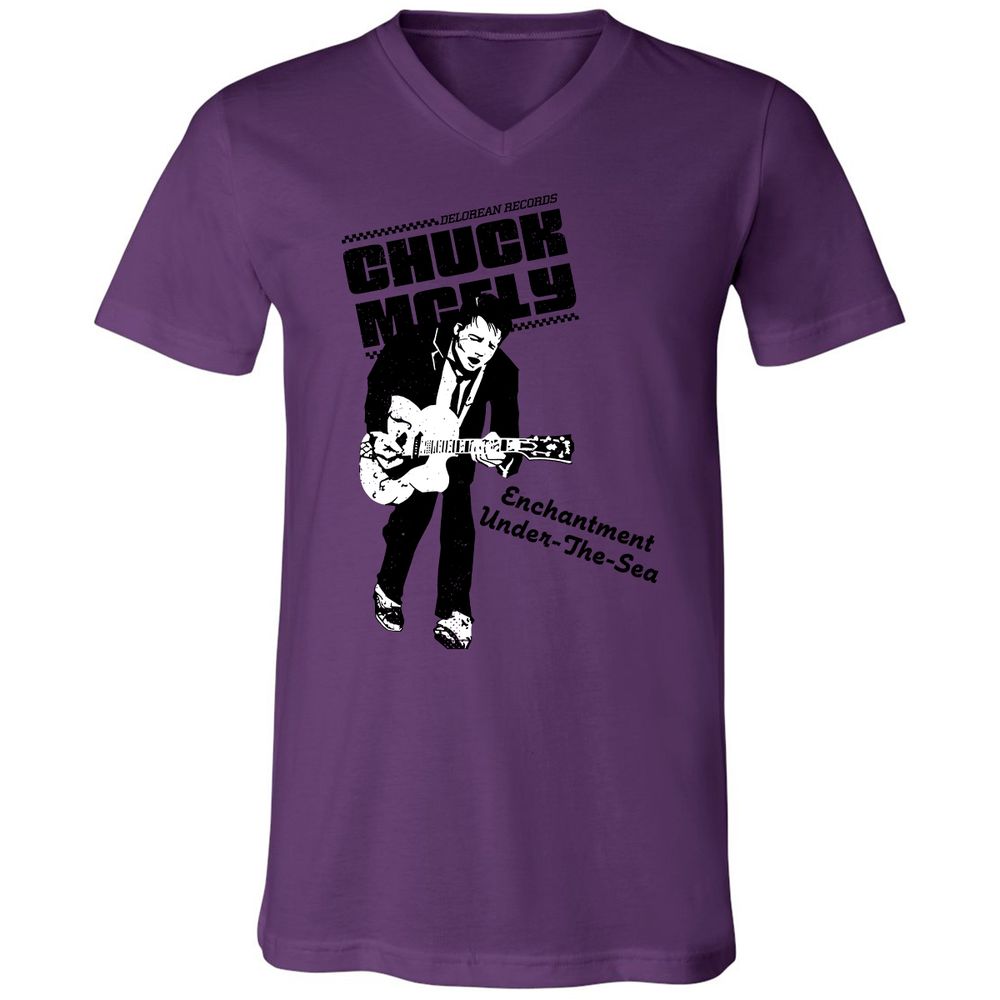 Unisex V-Neck T-Shirt - G94SNAYC - Team Purple - 2