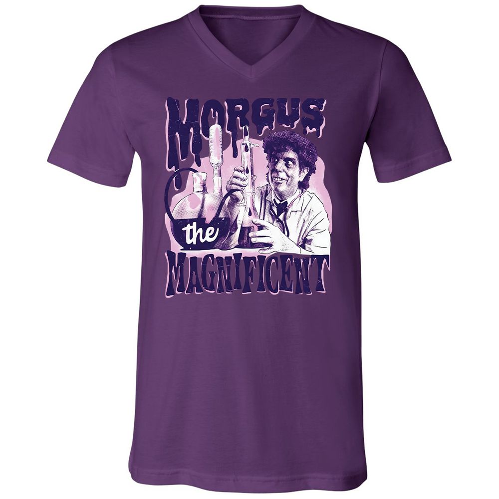 Unisex V-Neck T-Shirt - LPNAFFMB - Team Purple - 2