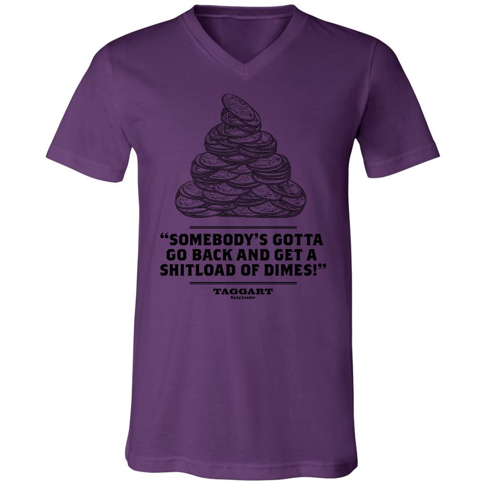 Unisex V-Neck T-Shirt - RCCSF3K4 - Team Purple - 2