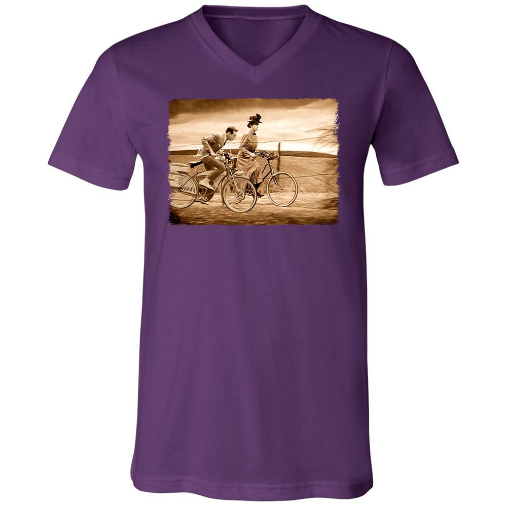 Unisex V-Neck T-Shirt - CMG53KM6 - Team Purple - 2