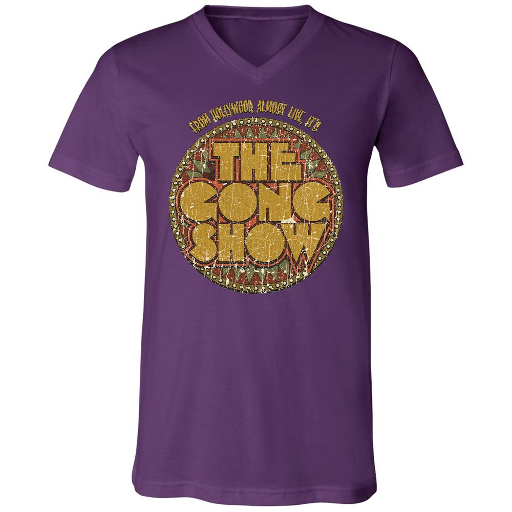 Unisex V-Neck T-Shirt - YTR2B93E - Team Purple - 2