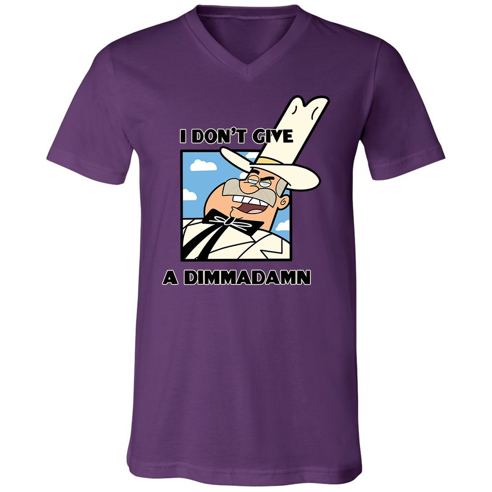 Unisex V-Neck T-Shirt - VTRFFSZ8 - Team Purple - 2