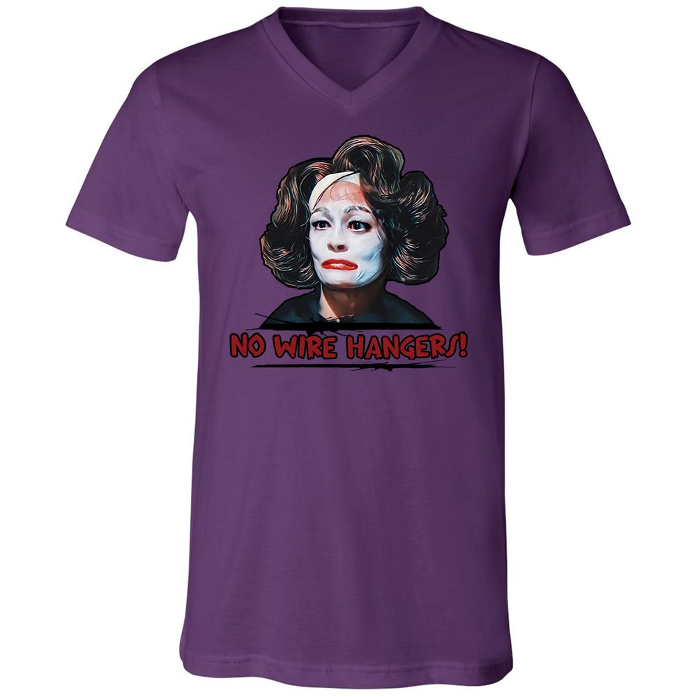 Unisex V-Neck T-Shirt - 6H4ES4WA - Team Purple - 2