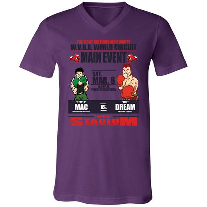 Unisex V-Neck T-Shirt - SZTTFJC5 - Team Purple - 2