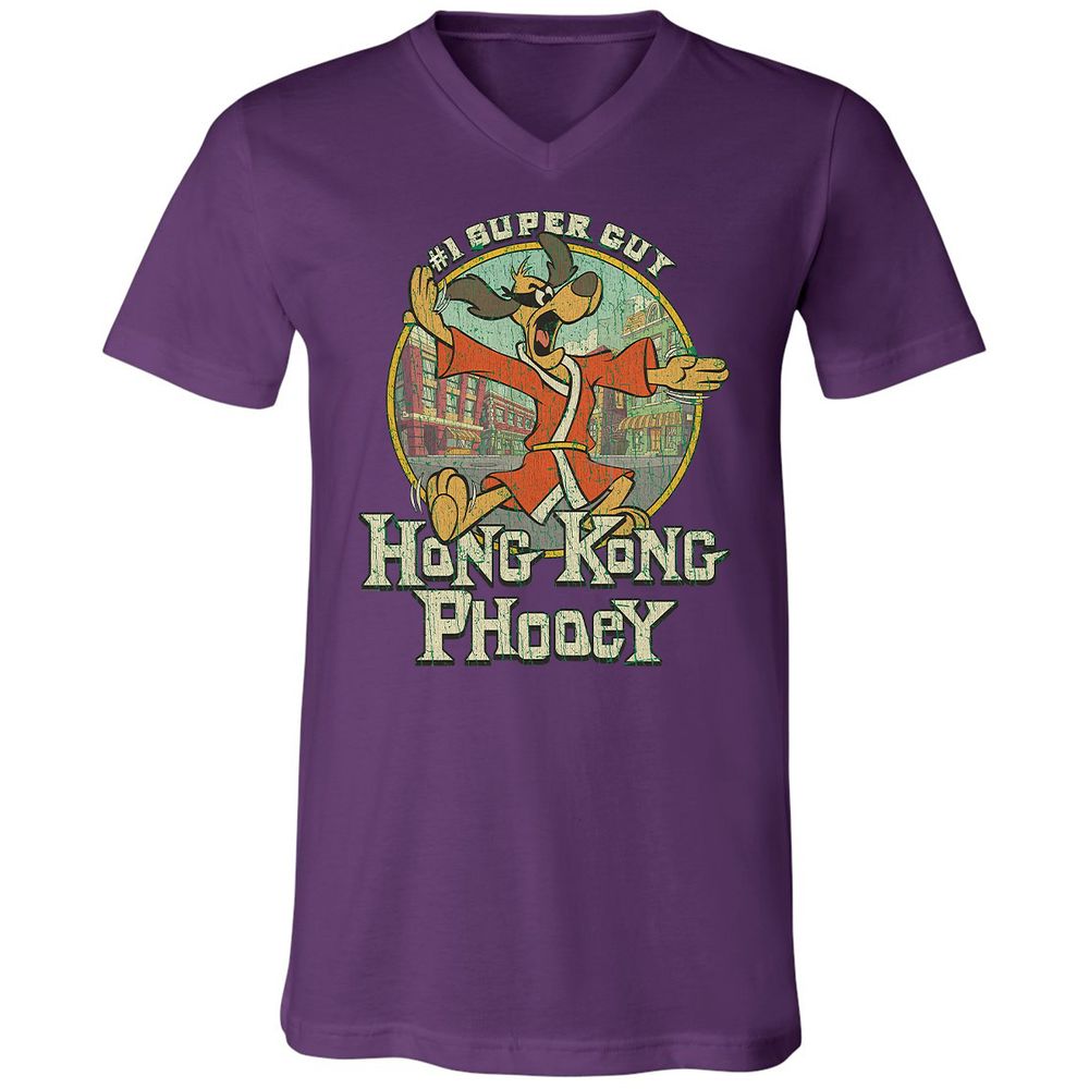 Unisex V-Neck T-Shirt - JEVKKG29 - Team Purple - 2