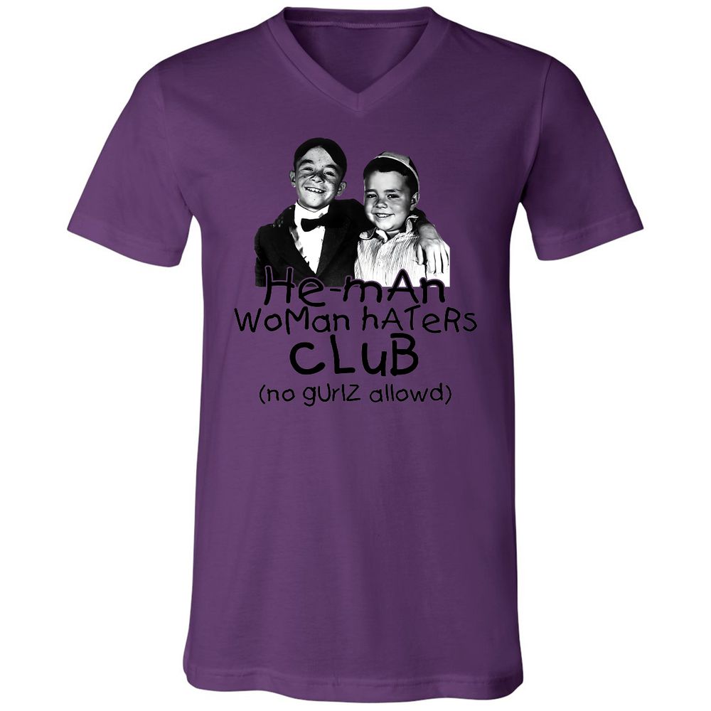 Unisex V-Neck T-Shirt - 57WUGRGC - Team Purple - 2