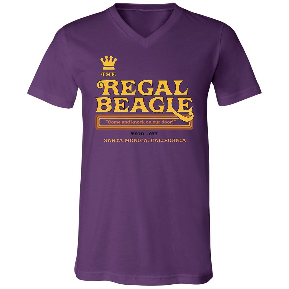 Unisex V-Neck T-Shirt - WSK2H34M - Team Purple - 2