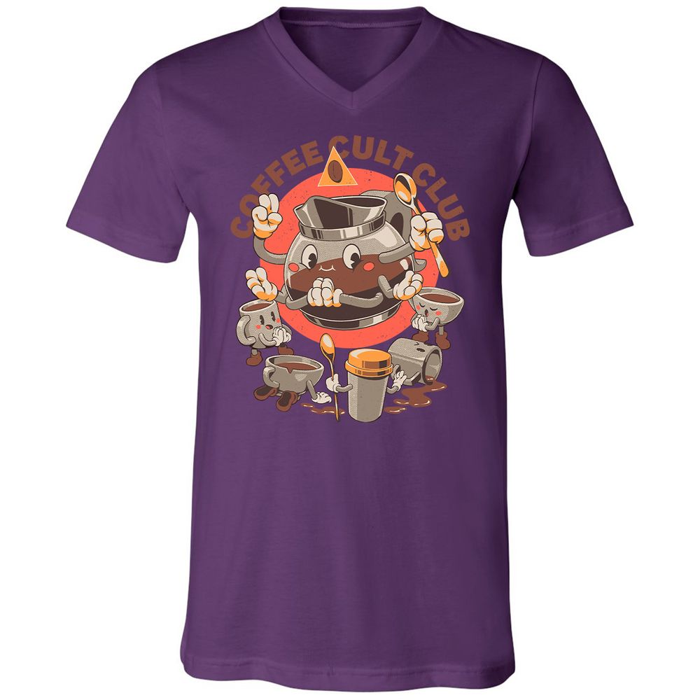 Unisex V-Neck T-Shirt - SFE62U3T - Team Purple - 2