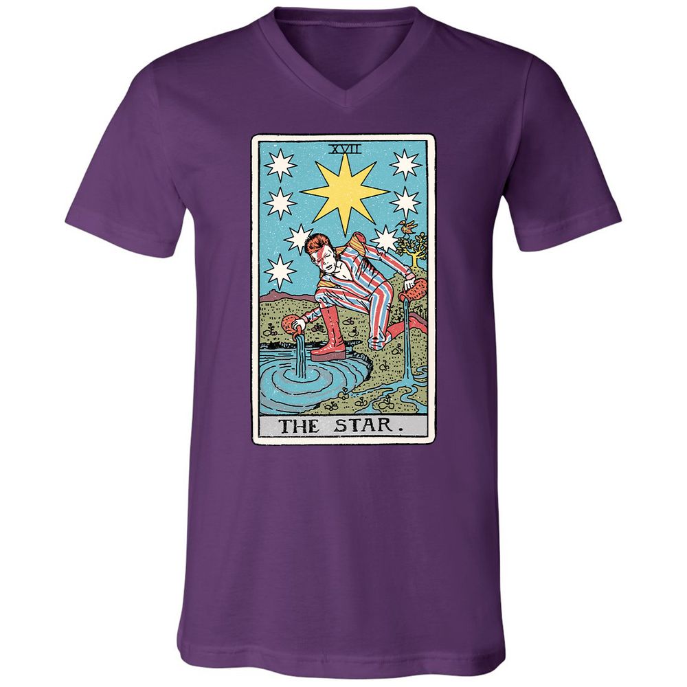 Unisex V-Neck T-Shirt - S8BLAS6E - Team Purple - 2