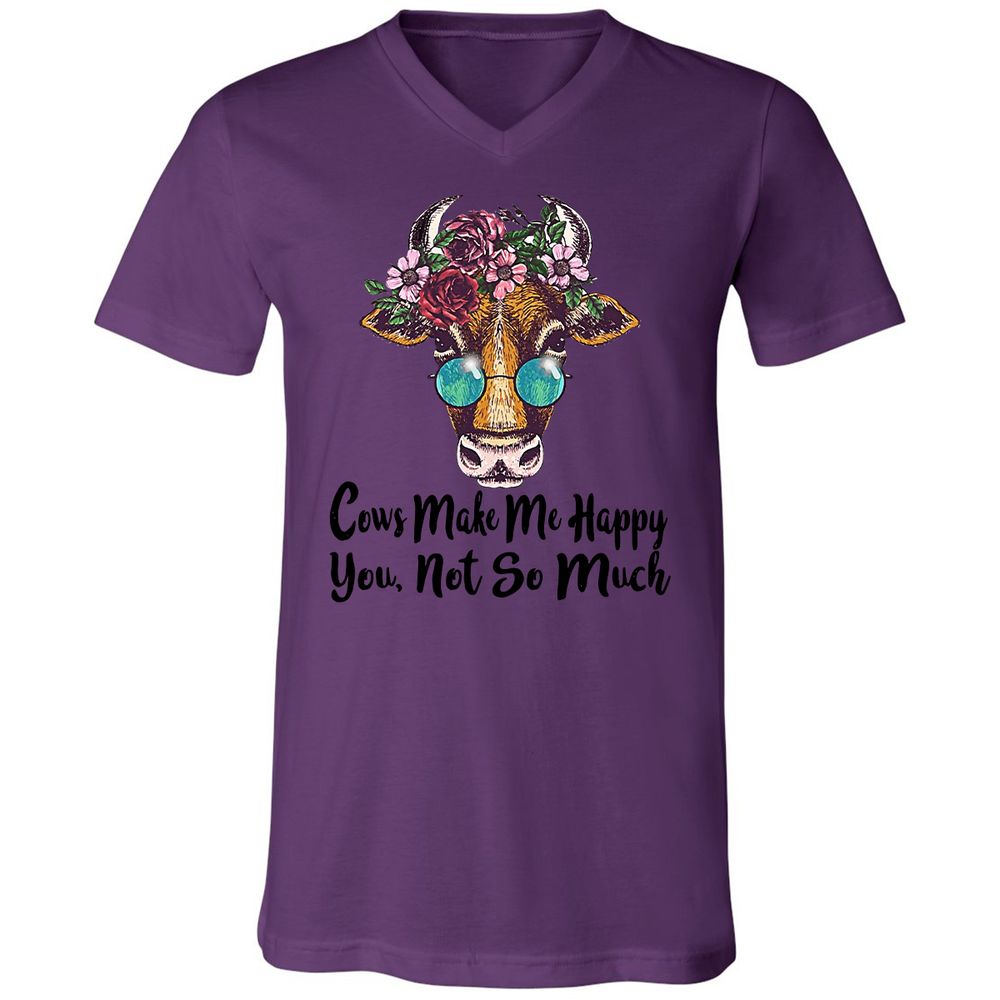 Unisex V-Neck T-Shirt - EK5NPE4F - Team Purple - 2