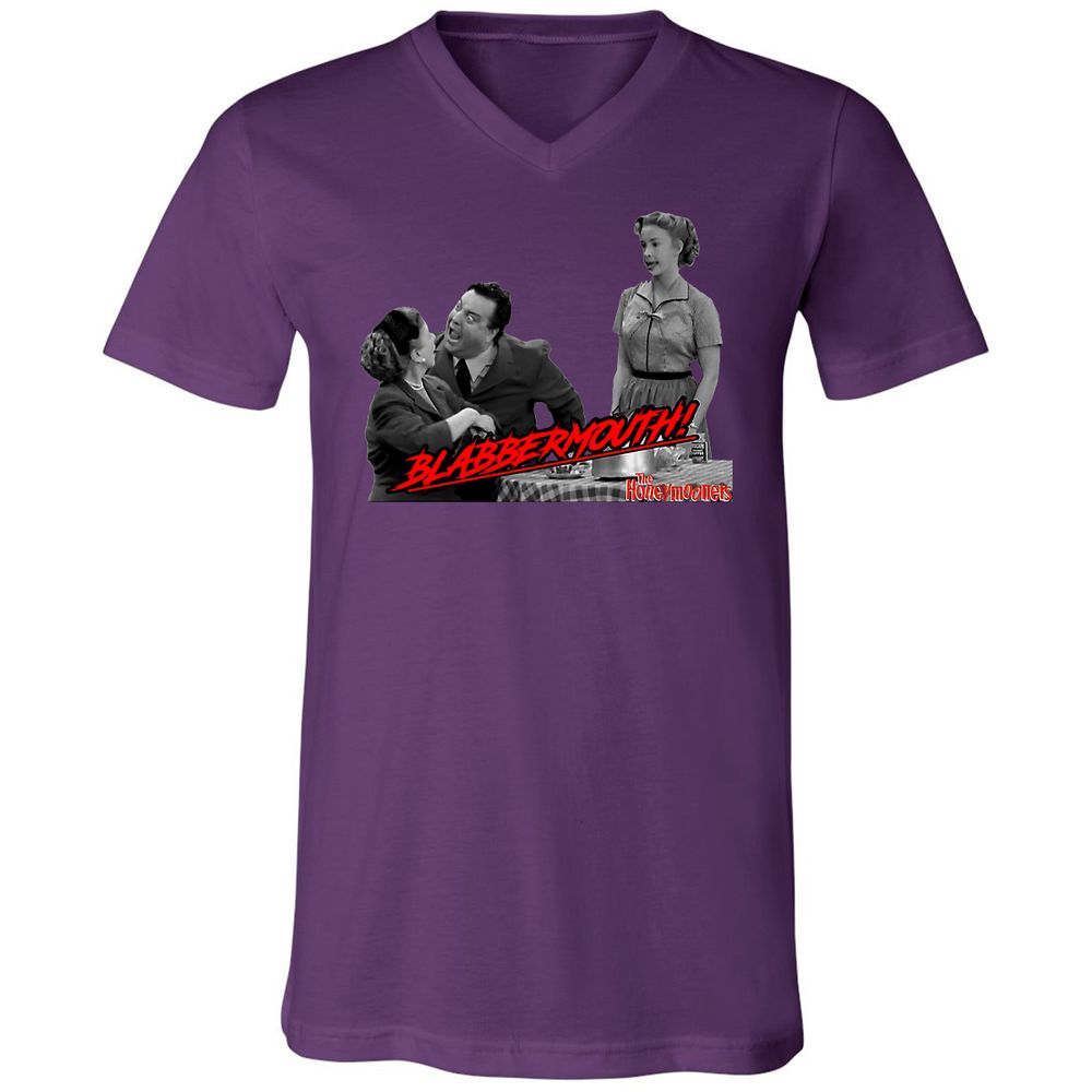 Unisex V-Neck T-Shirt - SEV29JN2 - Team Purple - 2