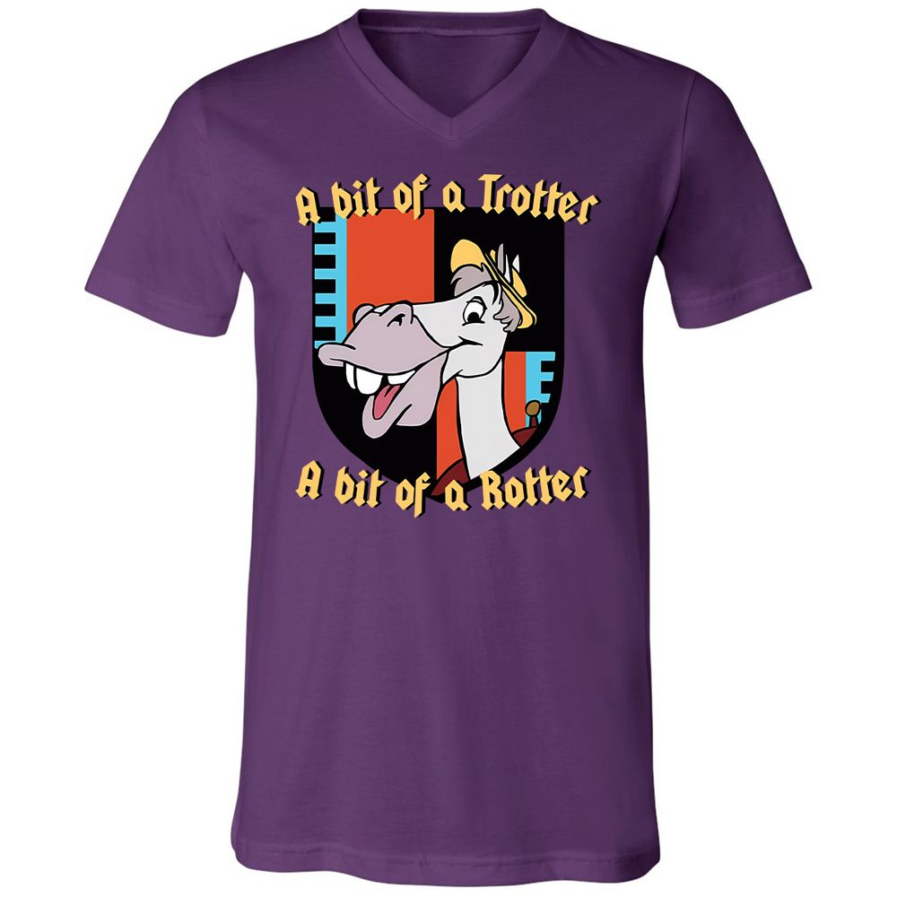 Unisex V-Neck T-Shirt - KXTFAN3J - Team Purple - 2