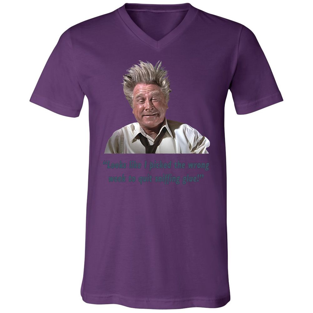 Unisex V-Neck T-Shirt - 9L5GCGLM - Team Purple - 2