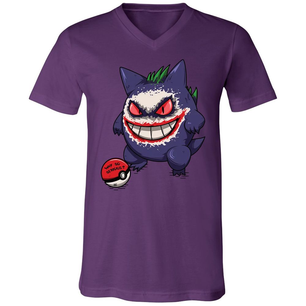 Unisex V-Neck T-Shirt - R7ZX8CL3 - Team Purple - 2