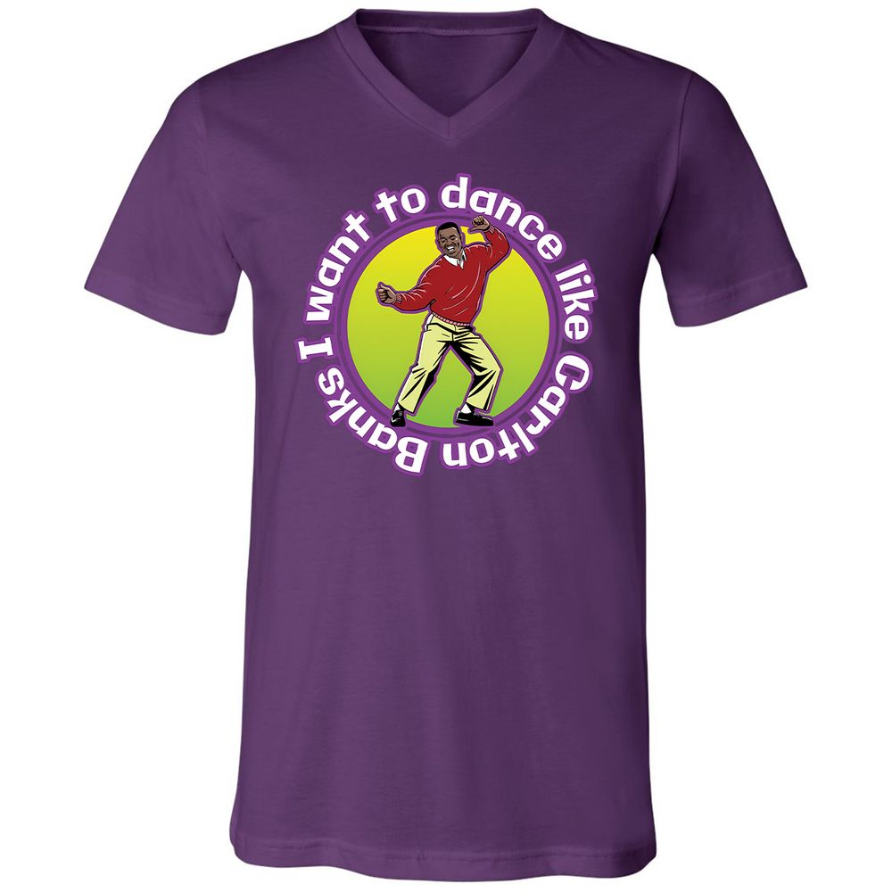 Unisex V-Neck T-Shirt - MVUTX6N8 - Team Purple - 2