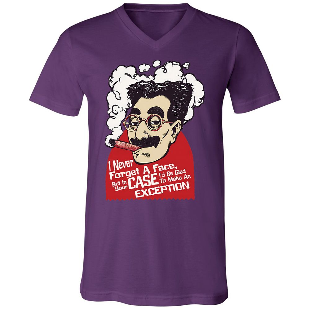 Unisex V-Neck T-Shirt - A34NAK4N - Team Purple - 2