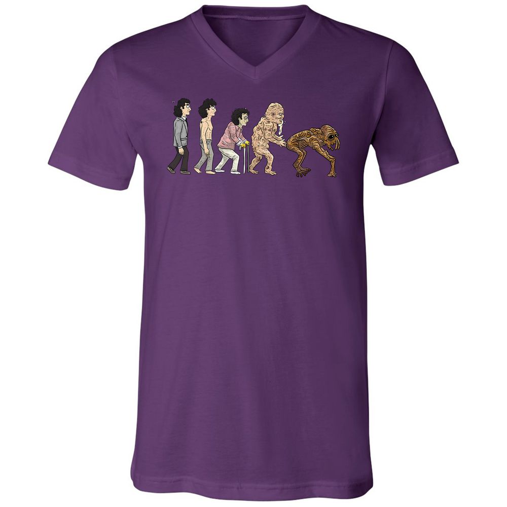 Unisex V-Neck T-Shirt - 21LH8B8B - Team Purple - 2