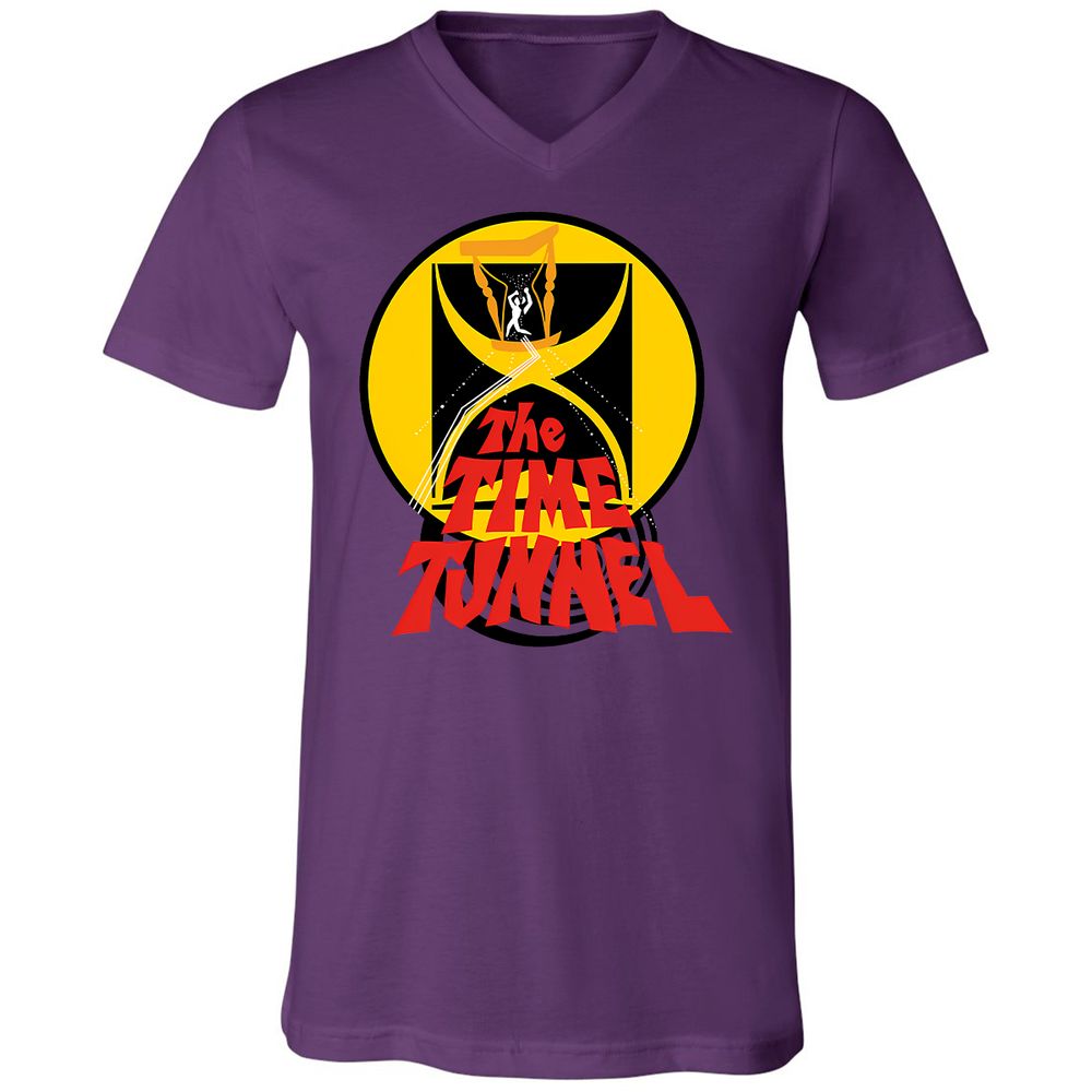 Unisex V-Neck T-Shirt - Y5USDS35 - Team Purple - 2