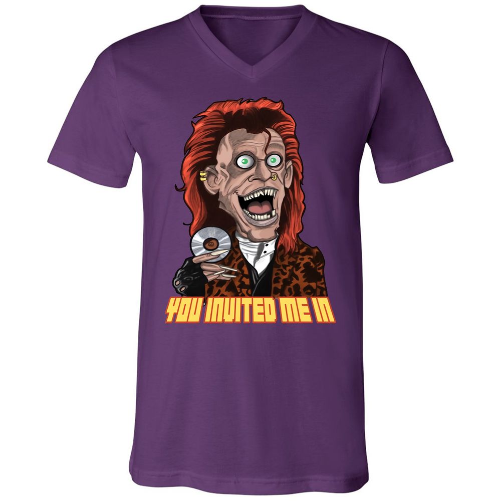 Unisex V-Neck T-Shirt - GXR6MGXM - Team Purple - 2