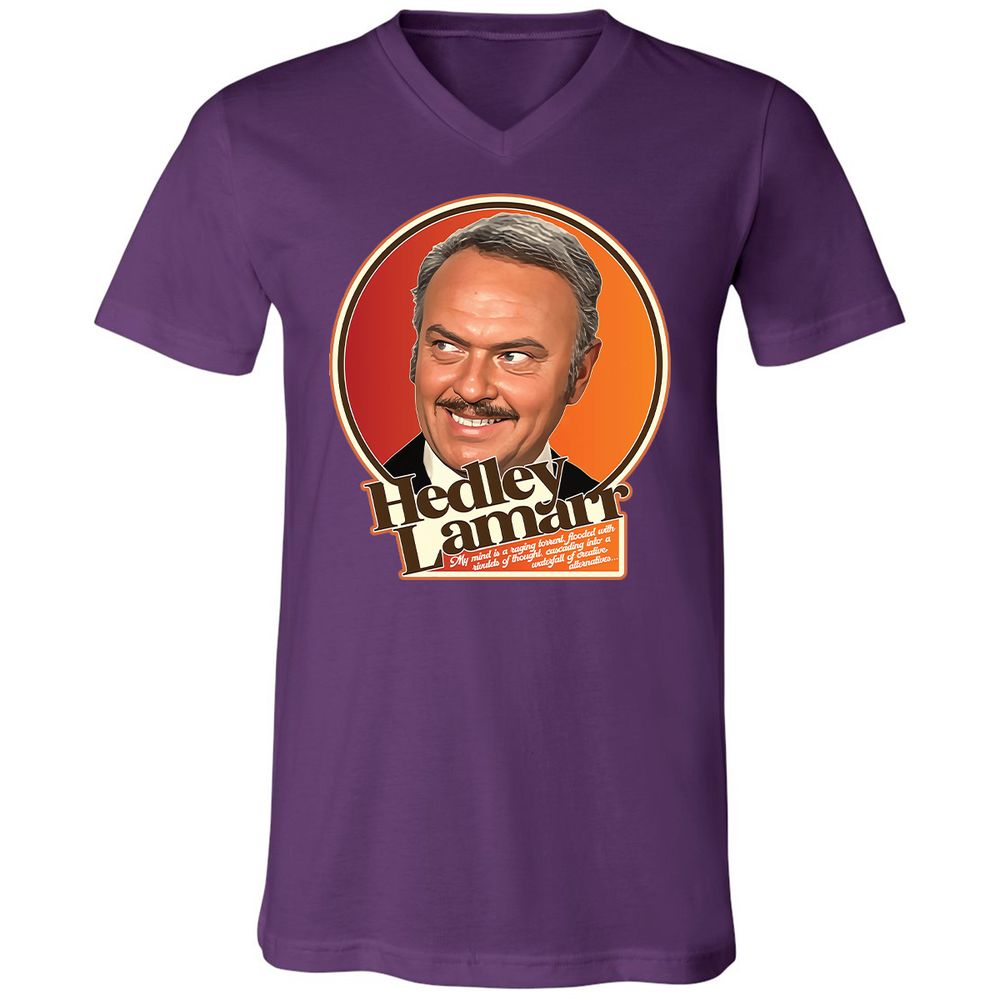 Unisex V-Neck T-Shirt - 778MU9TR - Team Purple - 2