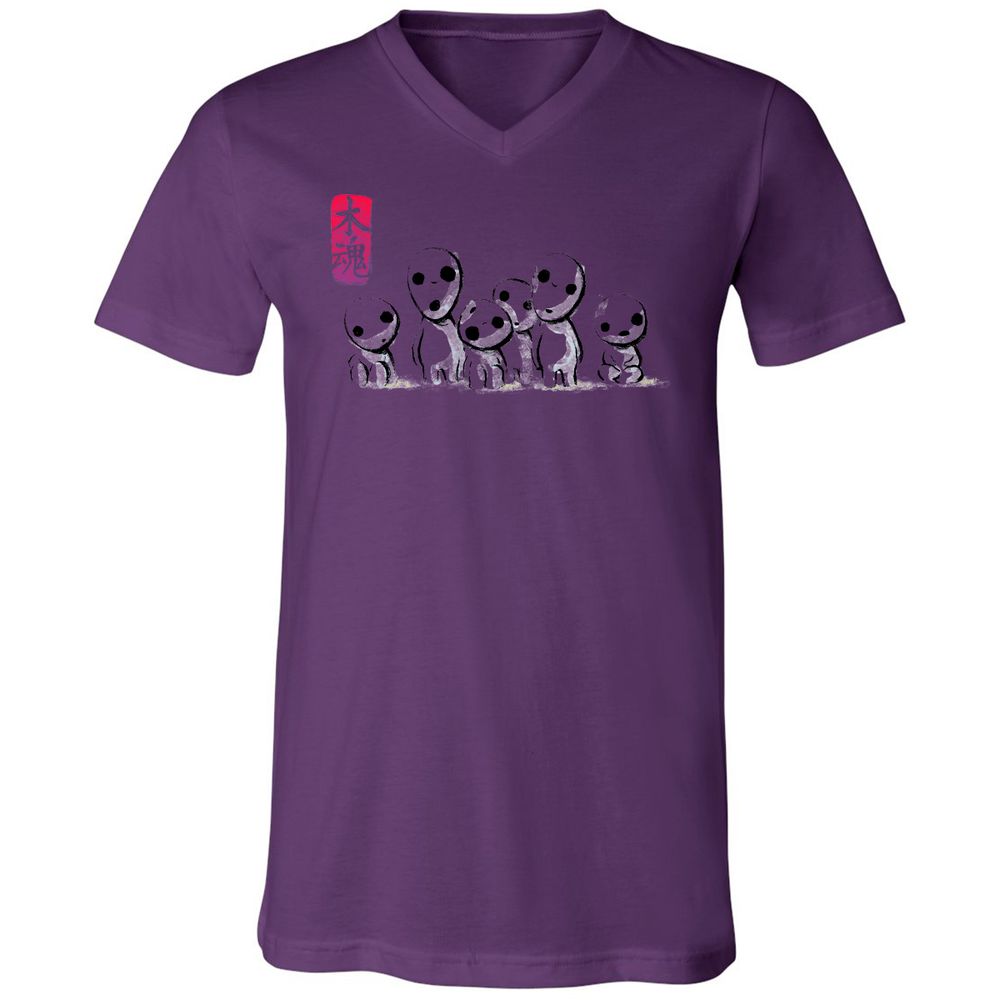 Unisex V-Neck T-Shirt - 7Y8Z5APS - Team Purple - 2
