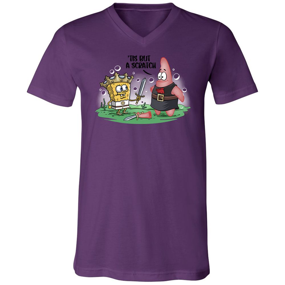 Unisex V-Neck T-Shirt - 3H61MKR8 - Team Purple - 2