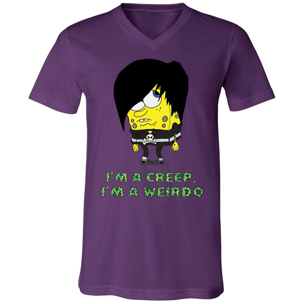 Unisex V-Neck T-Shirt - LCVV9YMR - Team Purple - 2