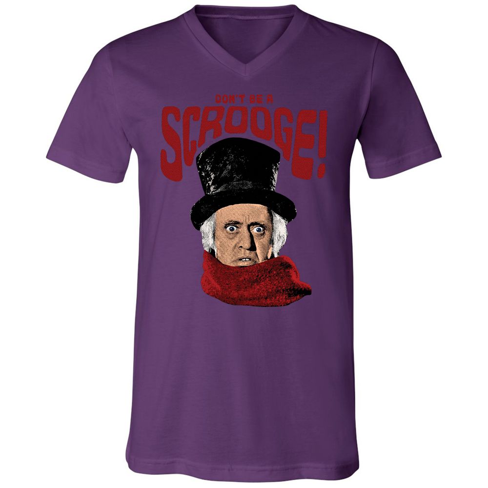 Unisex V-Neck T-Shirt - ZGYCX9JE - Team Purple - 2