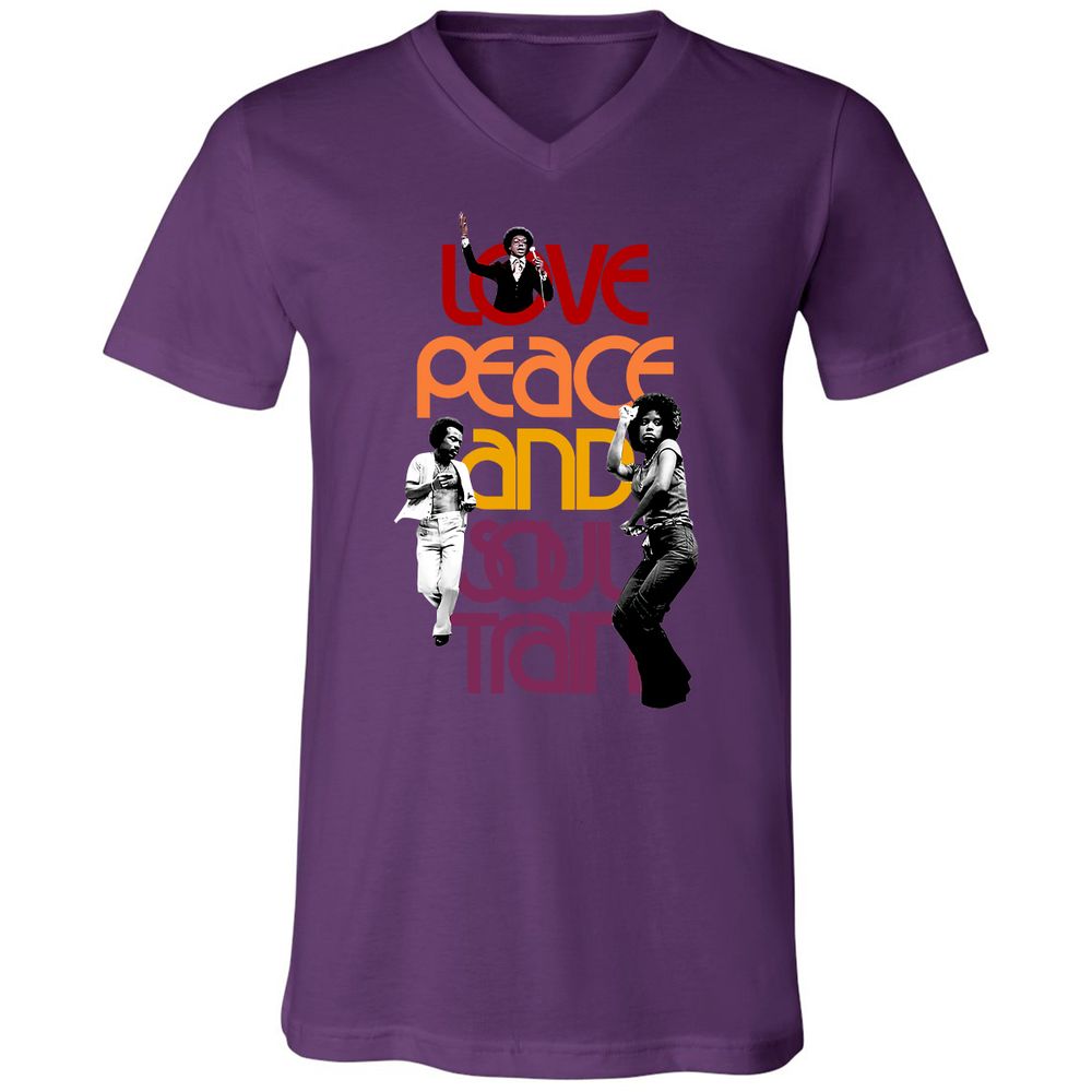 Unisex V-Neck T-Shirt - VNL533L2 - Team Purple - 2