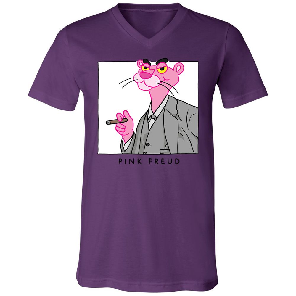 Unisex V-Neck T-Shirt - UR36NS3W - Team Purple - 2
