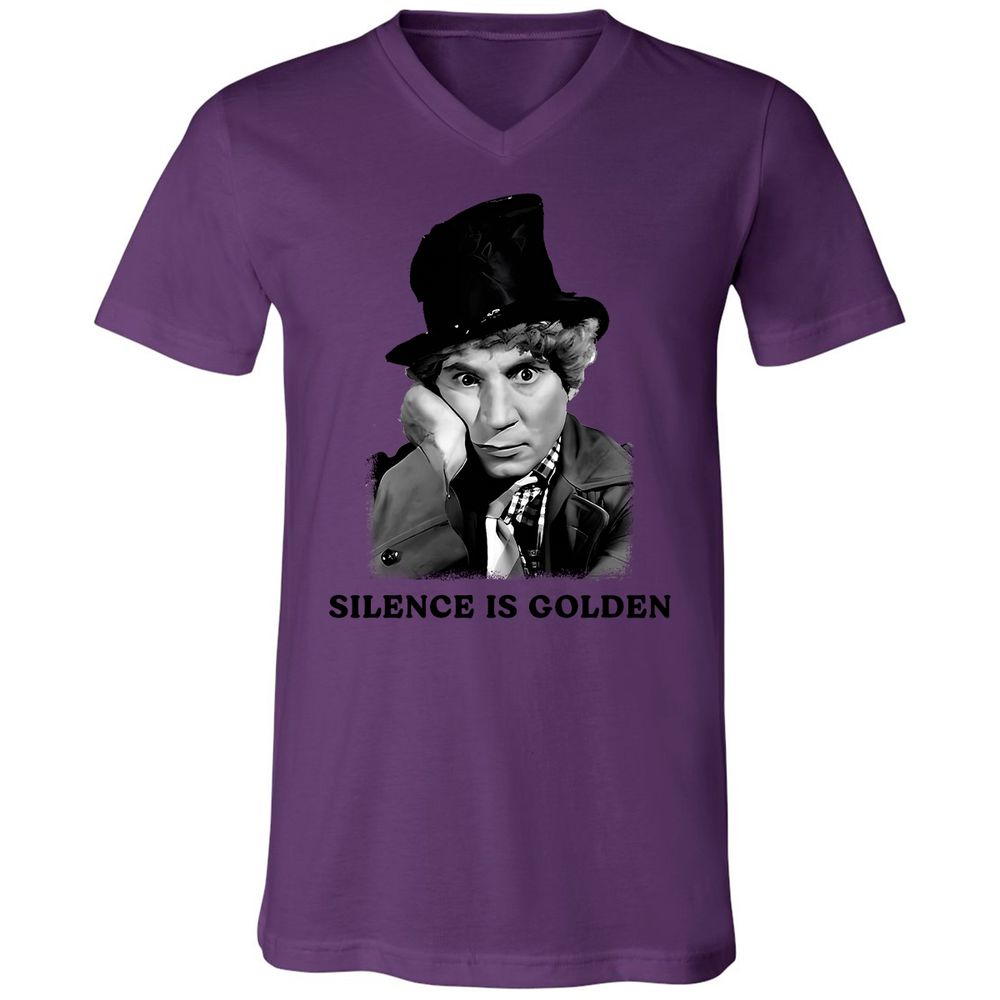 Unisex V-Neck T-Shirt - ZMRZECET - Team Purple - 2