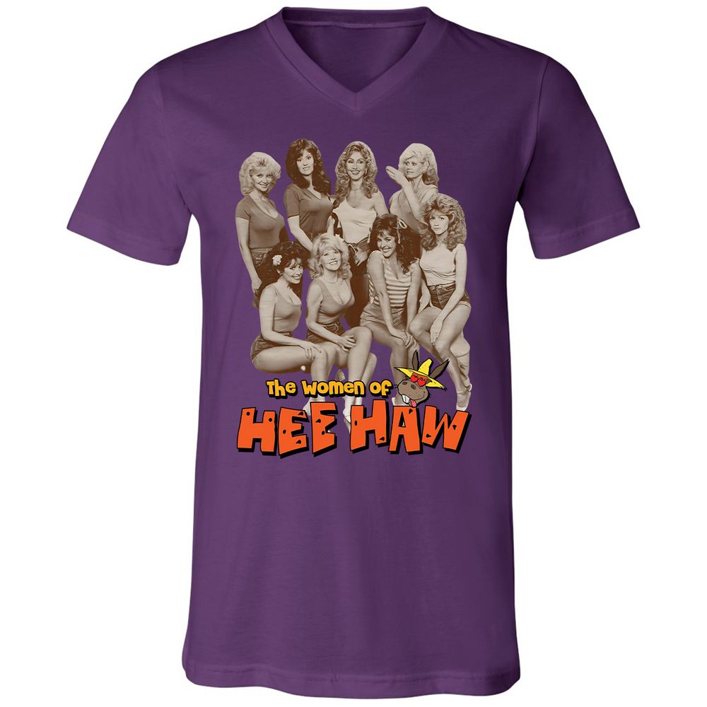 Unisex V-Neck T-Shirt - 9XPM8ASK - Team Purple - 2