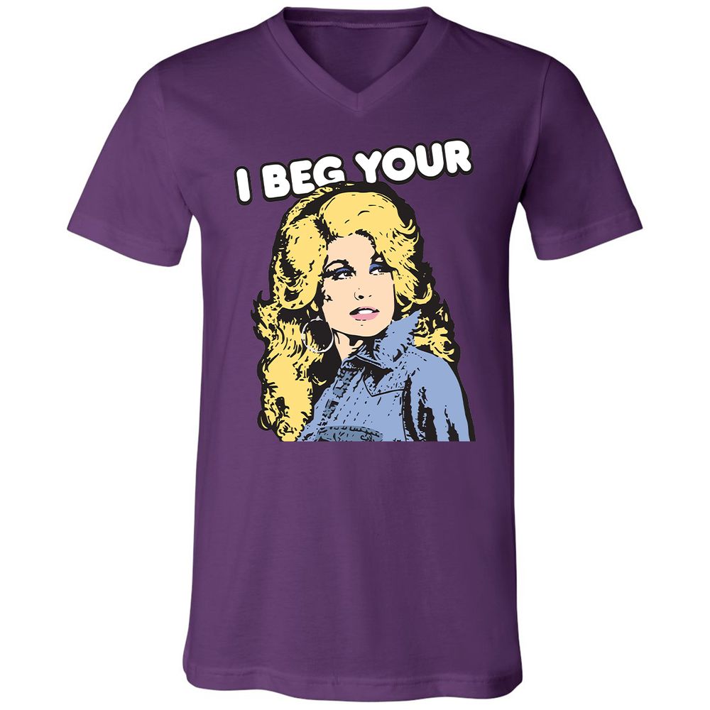 Unisex V-Neck T-Shirt - 4PENAXWA - Team Purple - 2