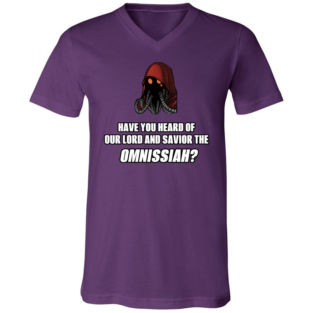 Unisex V-Neck T-Shirt - V1U93LBB - Team Purple - 2