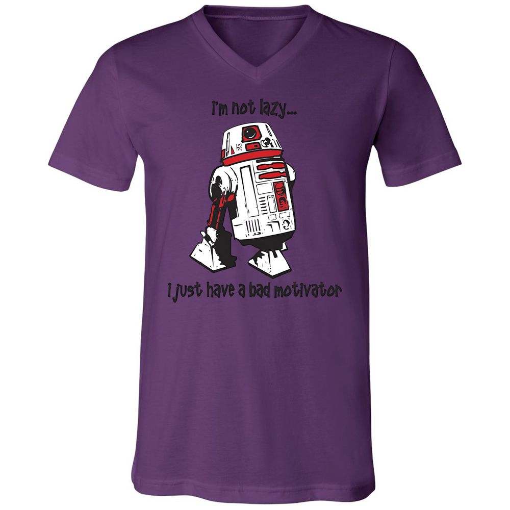 Unisex V-Neck T-Shirt - FC62ND4J - Team Purple - 2