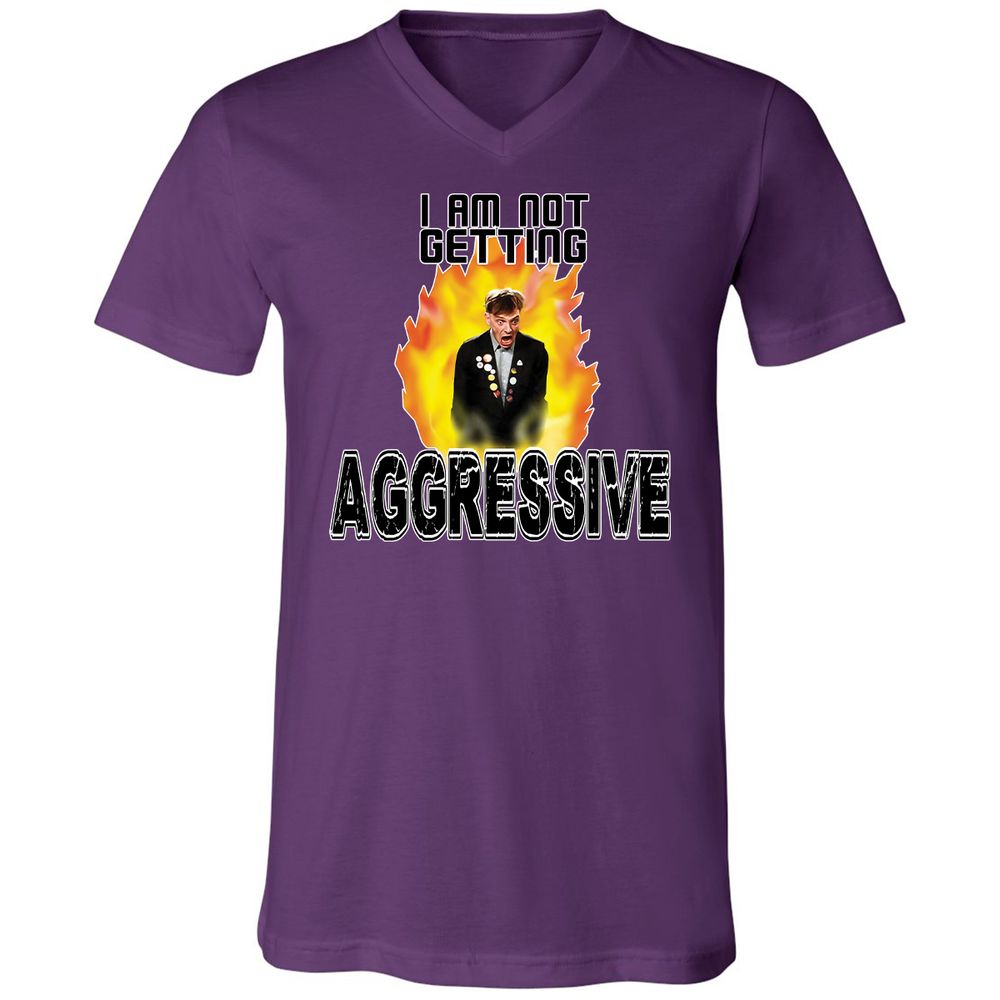 Unisex V-Neck T-Shirt - FMAZ4X5L - Team Purple - 2