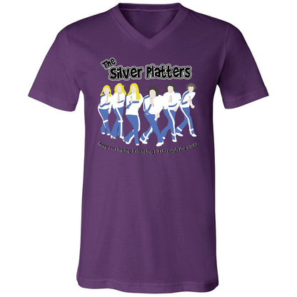Unisex V-Neck T-Shirt - 7H1R996X - Team Purple - 2