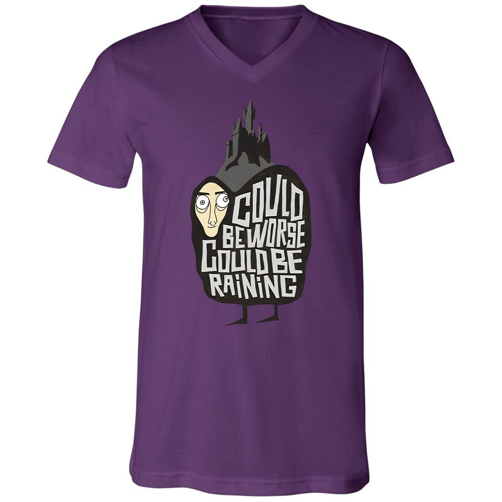 Unisex V-Neck T-Shirt - RCLJ9FN7 - Team Purple - 2