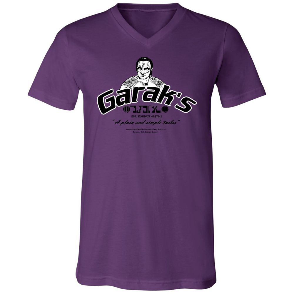 Unisex V-Neck T-Shirt - M11SV5PJ - Team Purple - 2