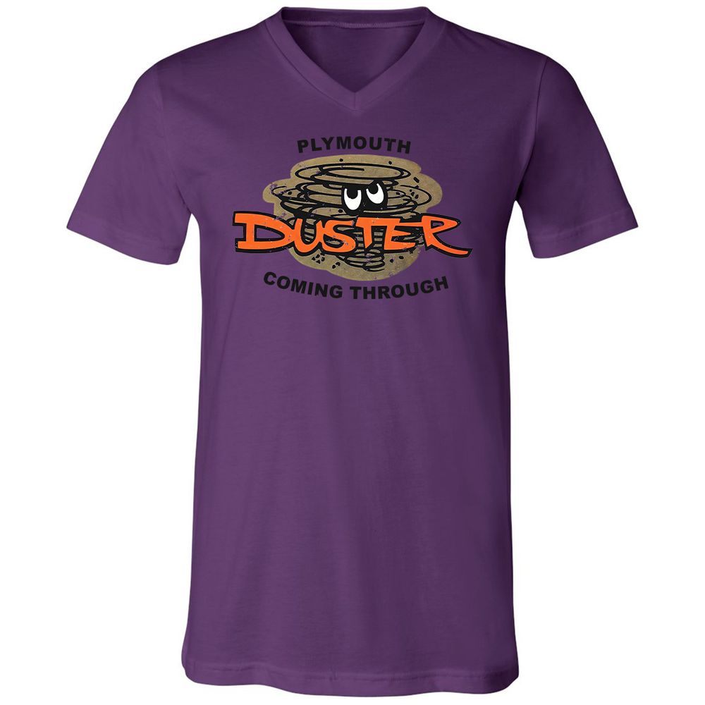 Unisex V-Neck T-Shirt - C3EGB4N4 - Team Purple - 2