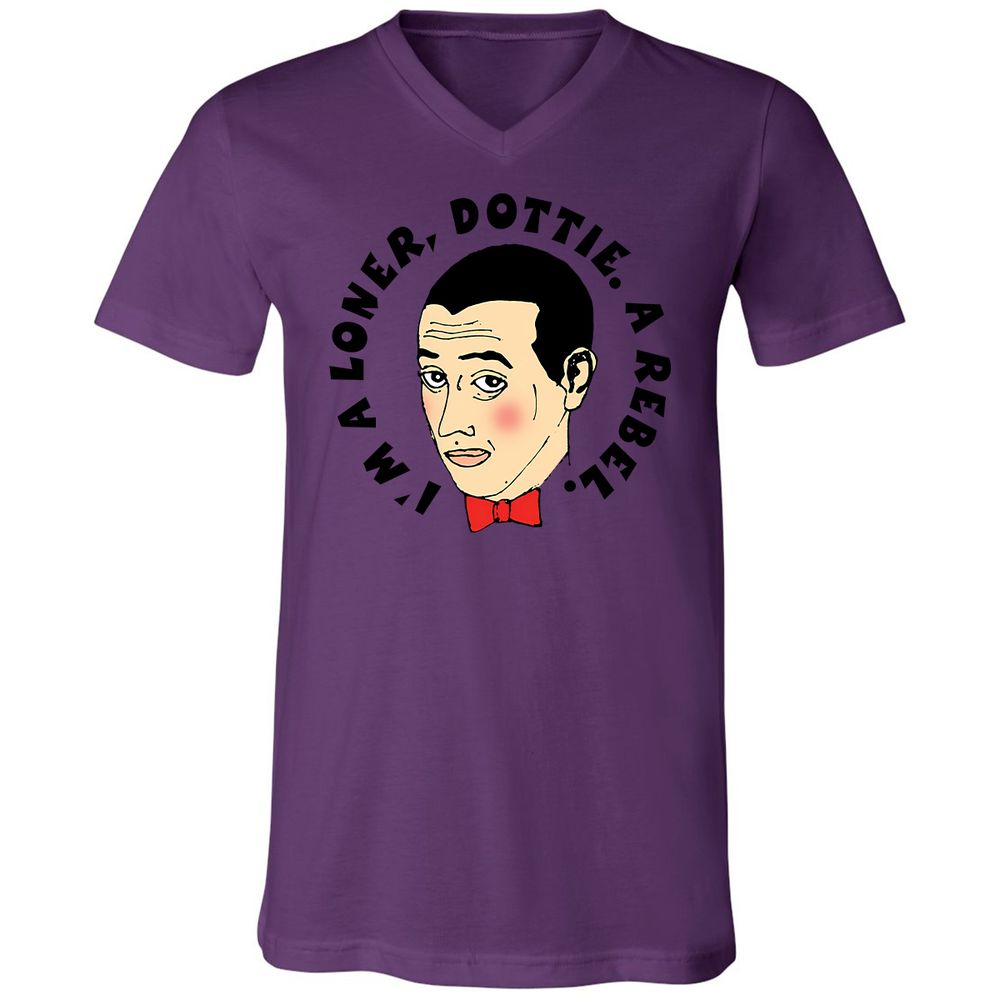Unisex V-Neck T-Shirt - VCYUBSV3 - Team Purple - 2