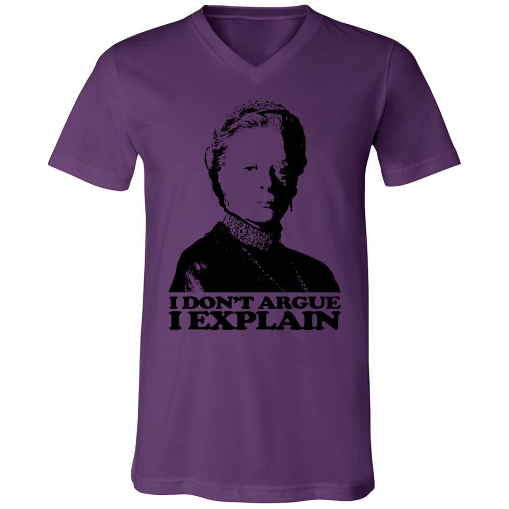 Unisex V-Neck T-Shirt - J3E991WP - Team Purple - 2