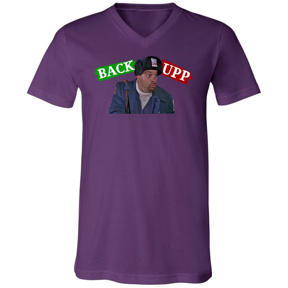 Unisex V-Neck T-Shirt - BVZC16RK - Team Purple - 2