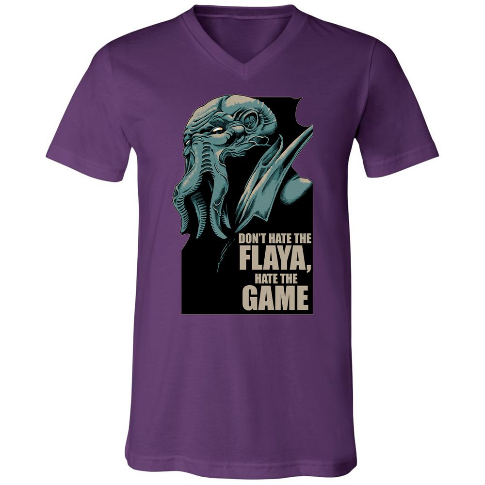 Unisex V-Neck T-Shirt - TU2GQBVR - Team Purple - 2