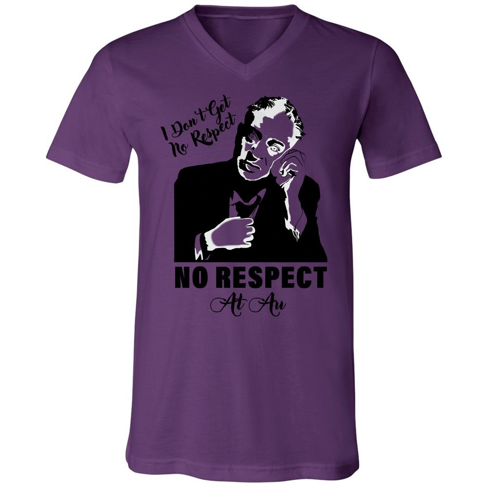 Unisex V-Neck T-Shirt - CRQJ9GZ1 - Team Purple - 2