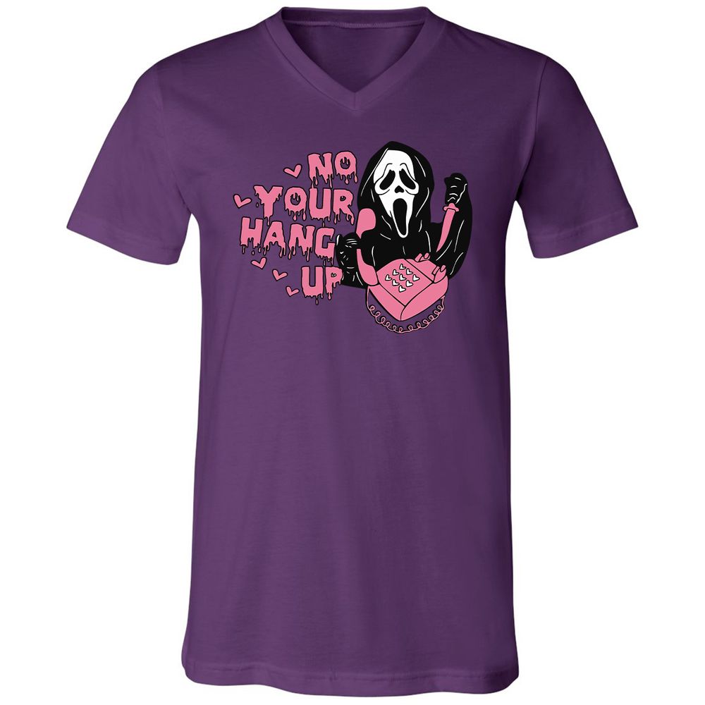 Unisex V-Neck T-Shirt - J9M7CK15 - Team Purple - 2