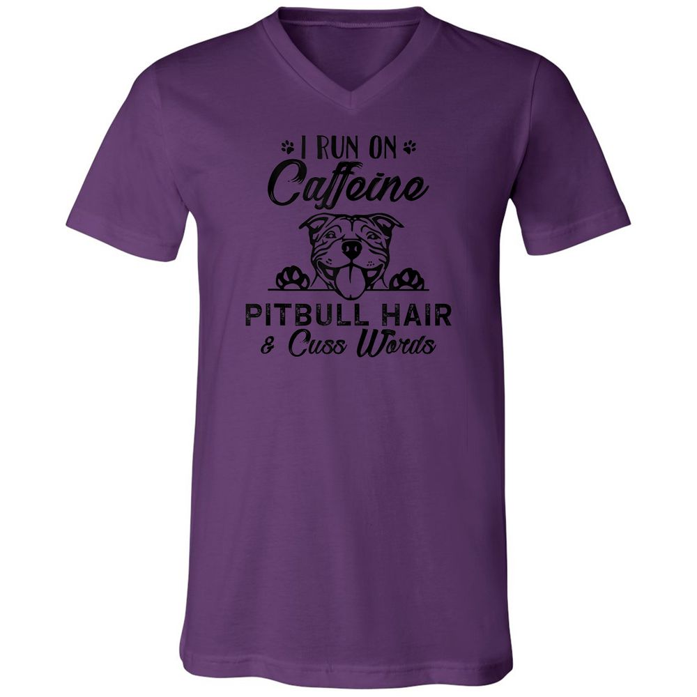 Unisex V-Neck T-Shirt - 9BL9M7BR - Team Purple - 2