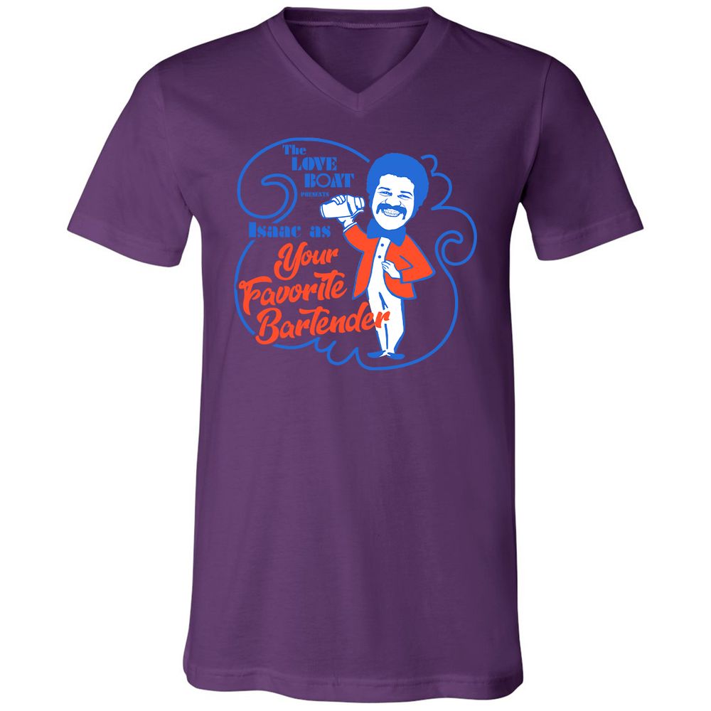 Unisex V-Neck T-Shirt - ETLFJUB6 - Team Purple - 2