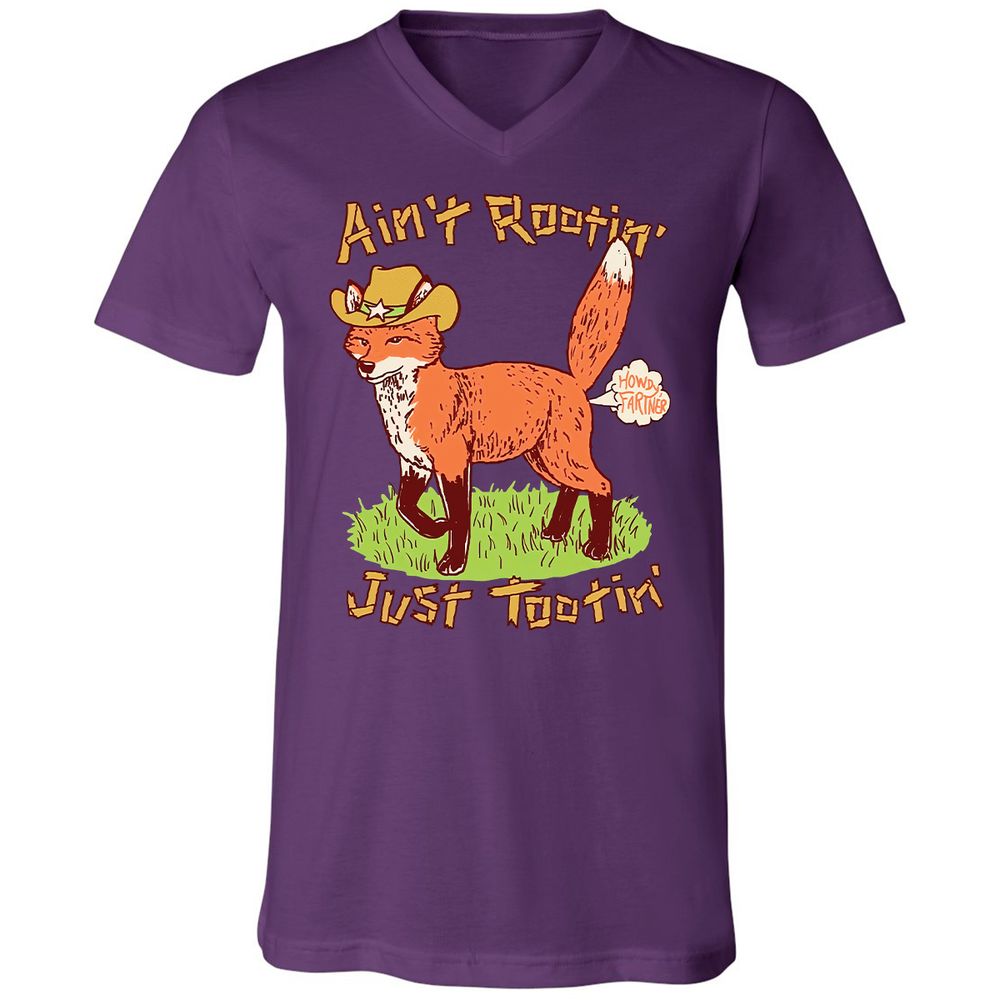 Unisex V-Neck T-Shirt - 1CP2V2A5 - Team Purple - 2