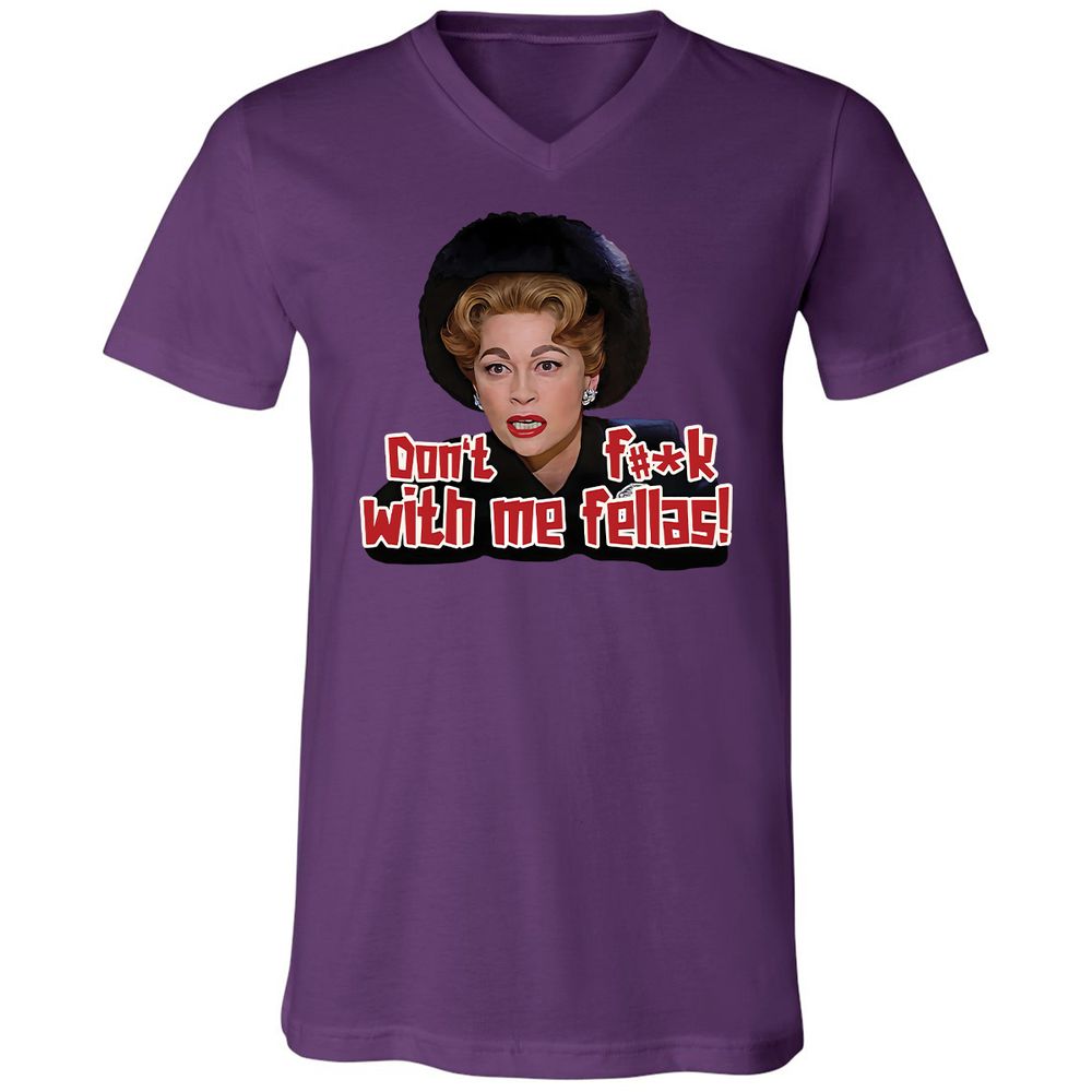 Unisex V-Neck T-Shirt - LSMPKTT8 - Team Purple - 2